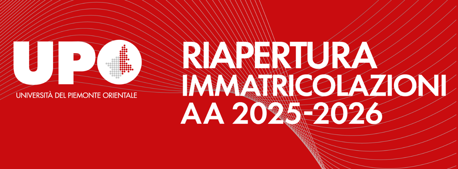 Apertura straordinaria delle immatricolazioni per l’anno accademico 2025-2026