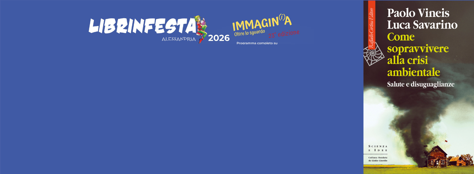 "Come sopravvivere alla crisi ambientale. Salute e disuguaglianze" , Luca Savarino presenta il suo libro il 18 maggio al DISIT