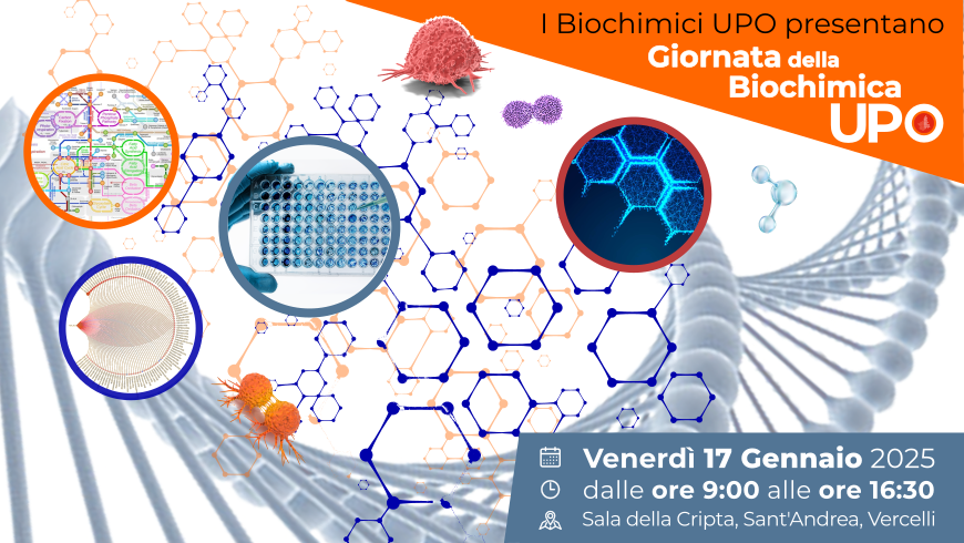 A Vercelli la "Giornata della Biochimica UPO"