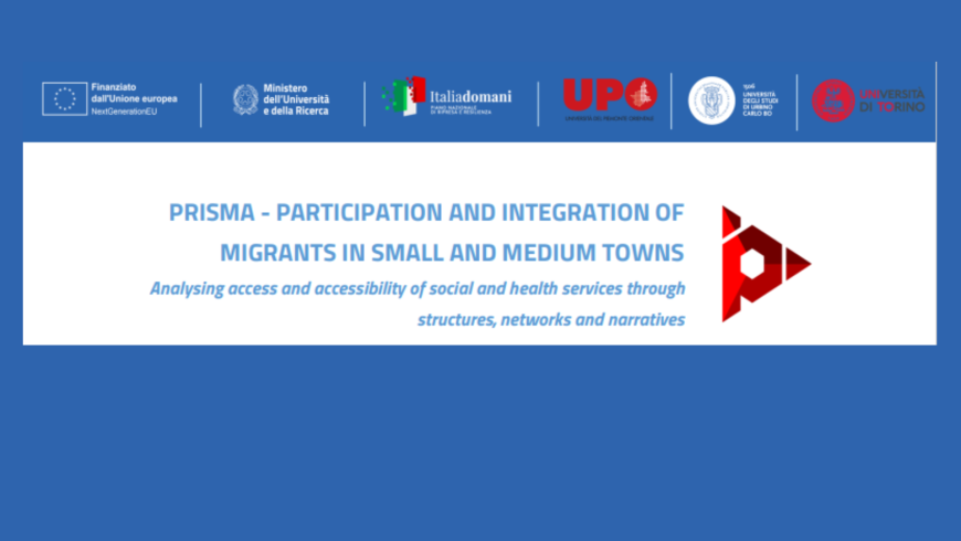 PRISMA: a Urbino il Mid-Term Meeting per una progettazione partecipata dei servizi socio-sanitari per la popolazione straniera