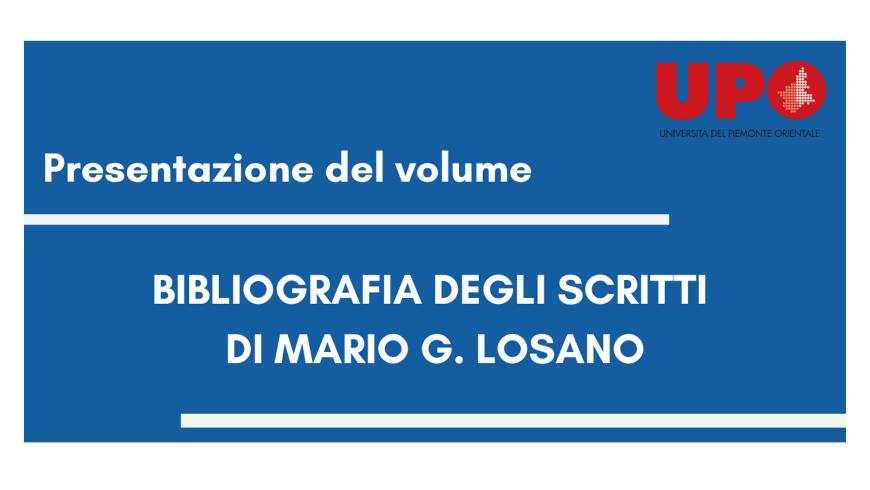 Bibliografia degli scritti di Mario G. Losano